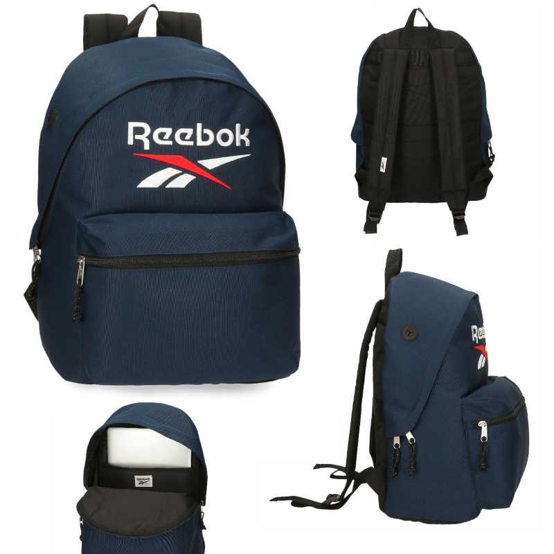 MOCHILA 44CM REEBOK BOSTON AZUL MARINO