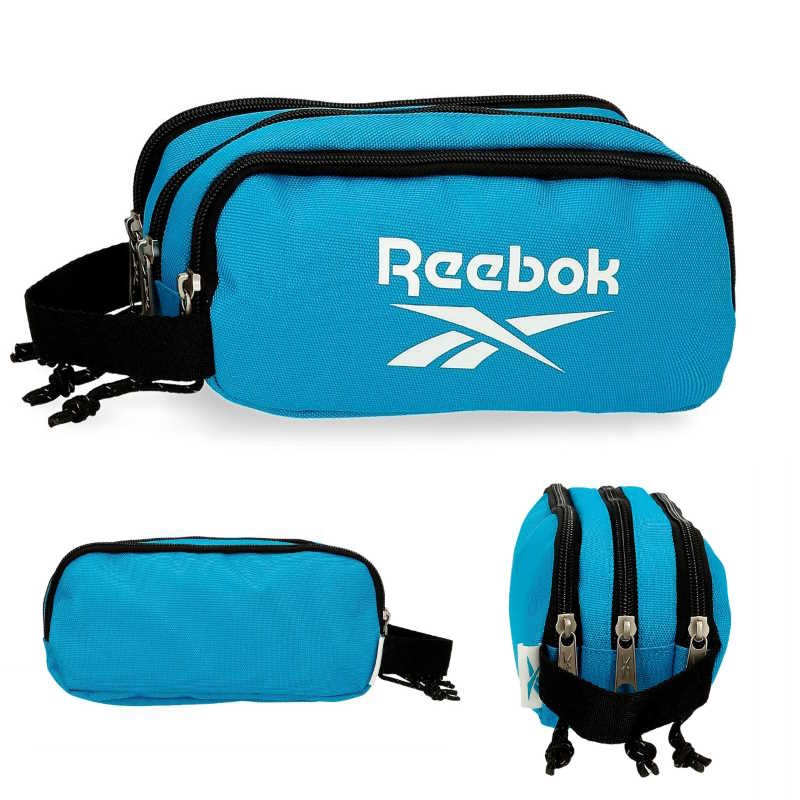 ESTUCHE PORTATODO TRIPLE REEBOK BOSTON AZUL