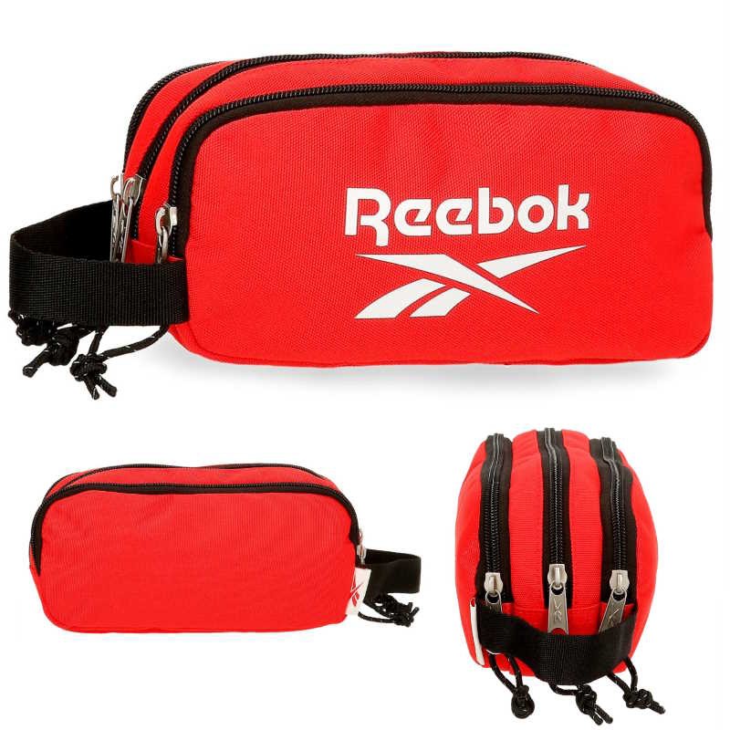 ESTUCHE PORTATODO TRIPLE REEBOK BOSTON ROJO