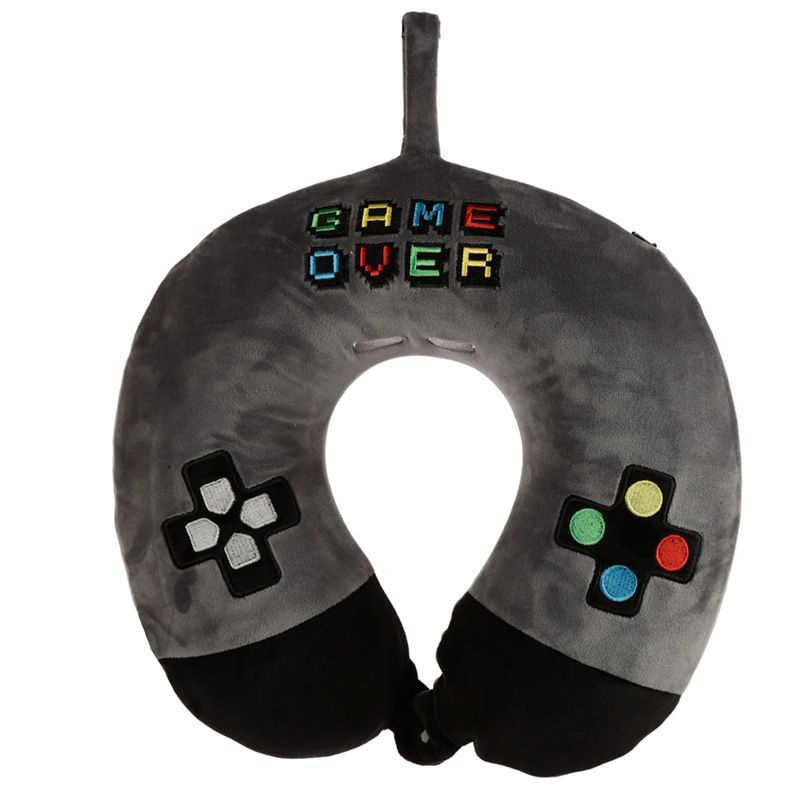 COJIN VIAJE CUELLO CON MEMORIA DE FORMA GAME OVER