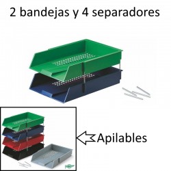 BANDEJA PLASTICO APILABLE 2...