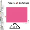 CARTULINA A2 PAQUETE 25 UNIDADES FUCSIA