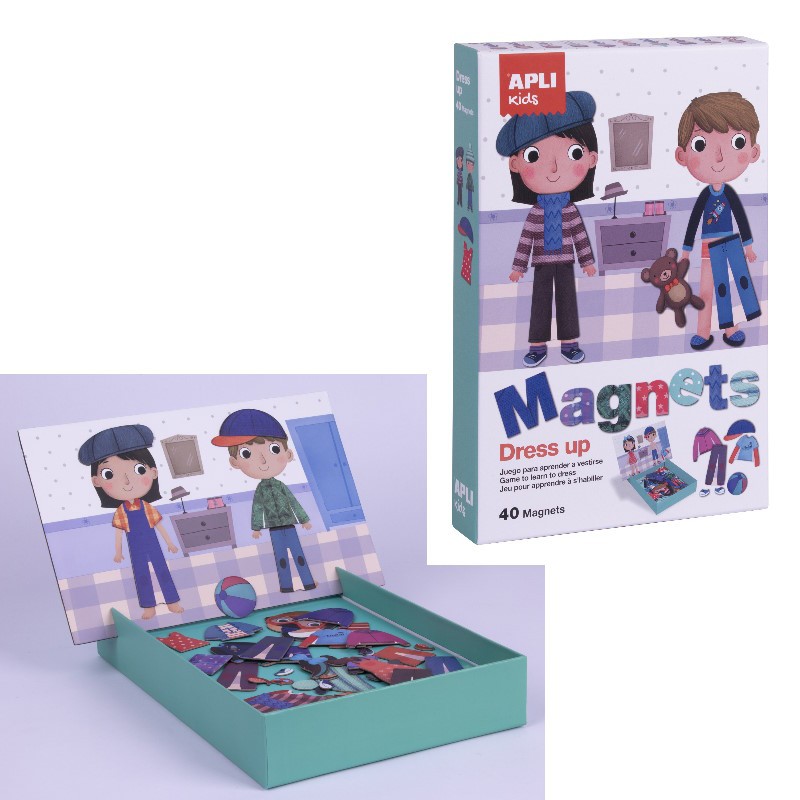 JUEGO EDUCATIVO ROPA MAGNETICO