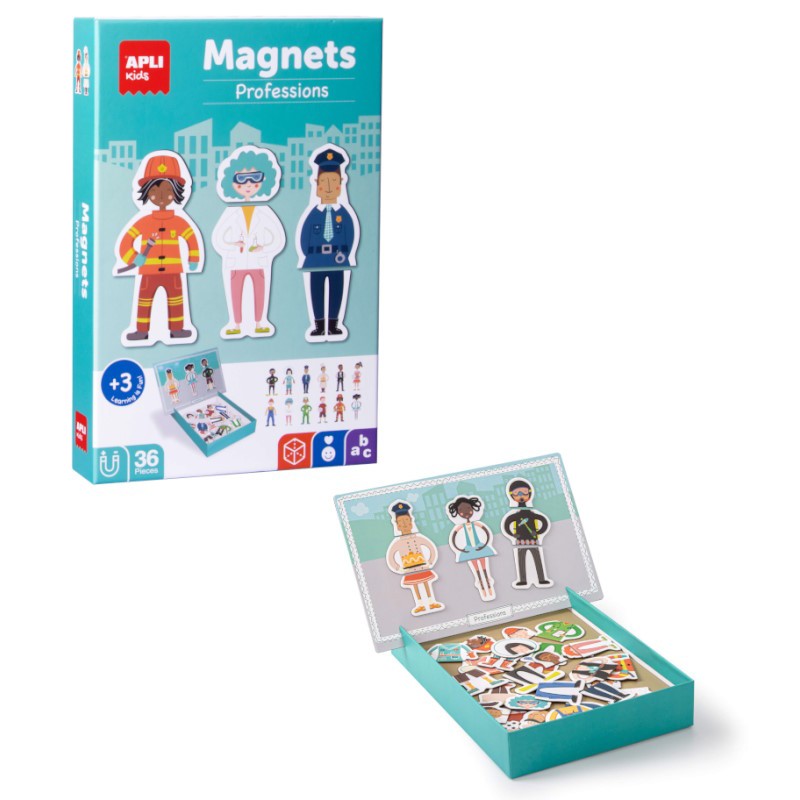 JUEGO EDUCATIVO PROFESIONES MAGNETICO