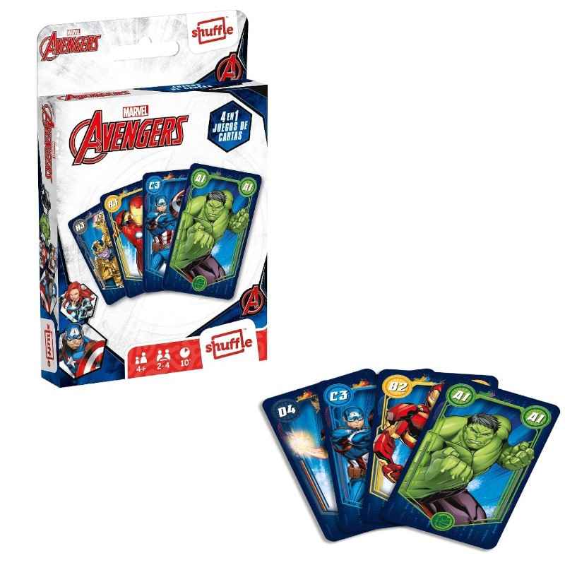 BARAJA CARTAS INFANTIL AVENGERS