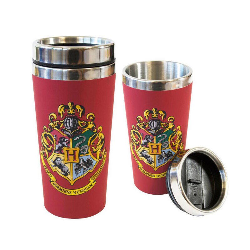 TAZA VASO TERMICO 400ML ACERO HARRY POTTER