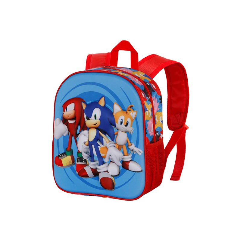 MOCHILA 31CM 3D SONIC