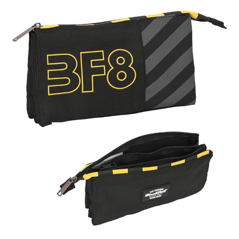 ESTUCHE PORTATODO TRIPLE BLACKFIT8 ZONE