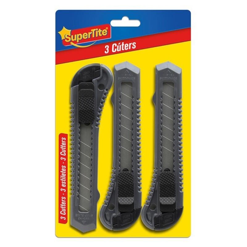 CUTTER GRANDE 18MM PACK 3 UNIDADES