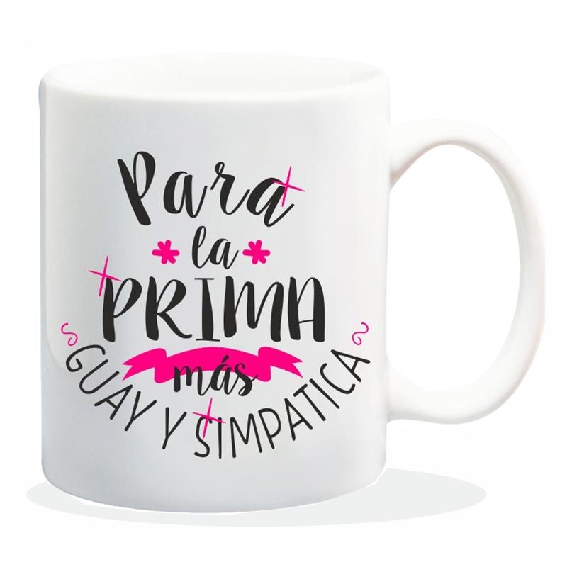 TAZA CERAMICA PAPA LA PRIMA MAS GUAY Y SIMPATICA