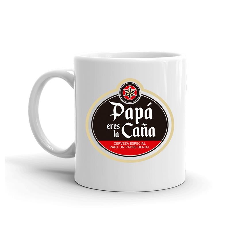 TAZA CERAMICA PAPA ERES LA CAÑA