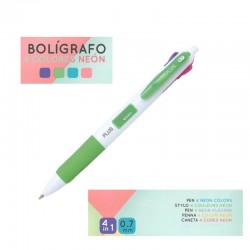 BOLIGRAFO PLUS 4 EN 1 NEON...