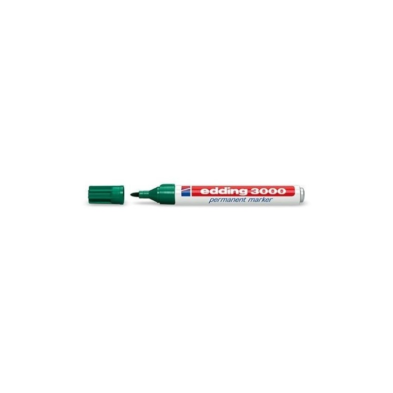 ROTULADOR PERMANENTE EDDING 3000 VERDE