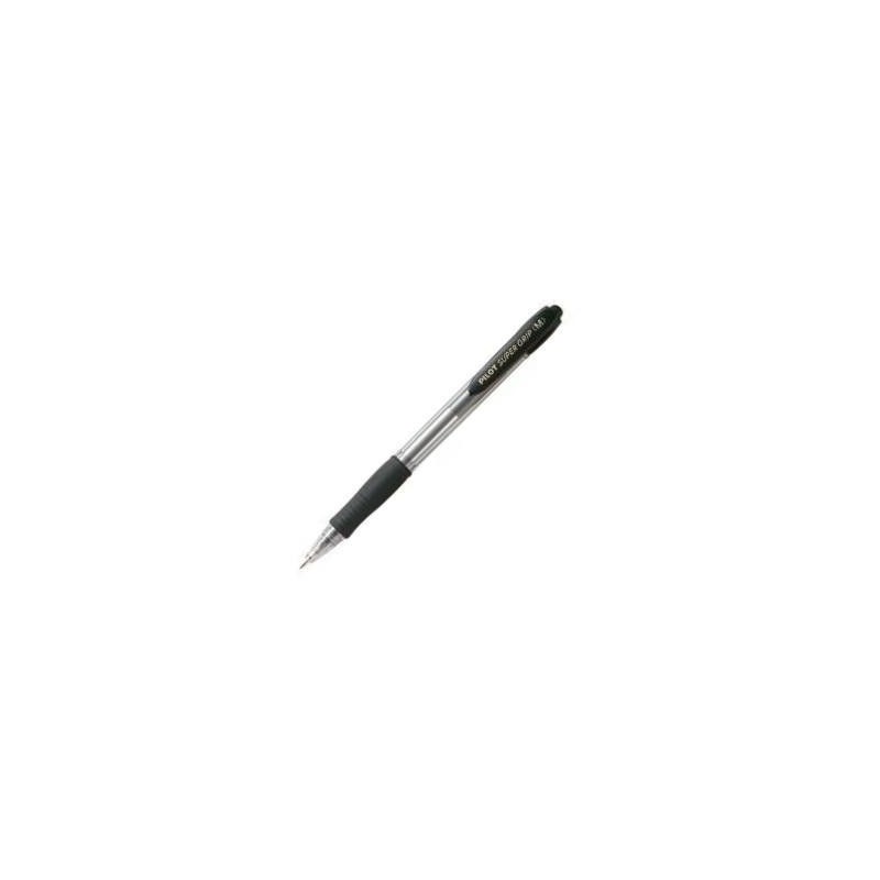 BOLIGRAFO PILOT SUPER GRIP M 1.0 NEGRO