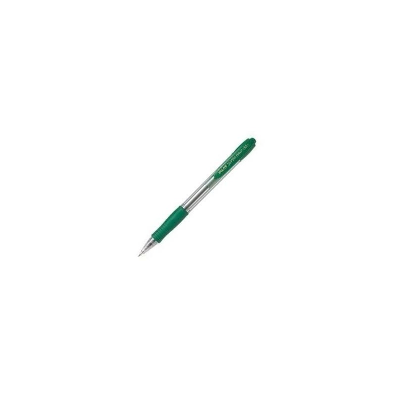 BOLIGRAFO PILOT SUPER GRIP M 1.0 VERDE