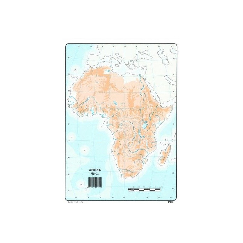 MAPA FISICO AFRICA