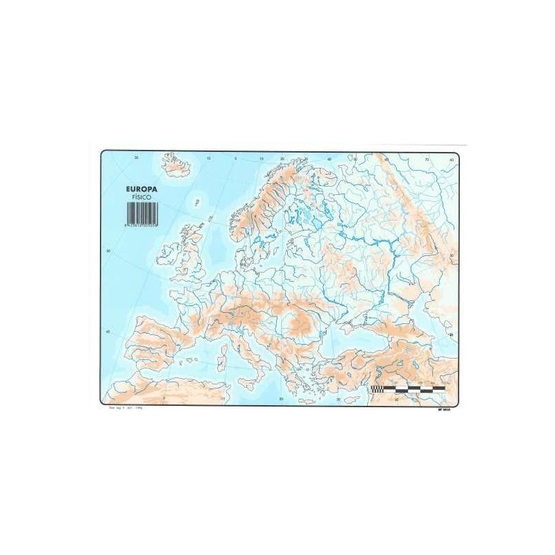 MAPA FISICO EUROPA