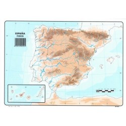 MAPA FISICO ESPAÑA