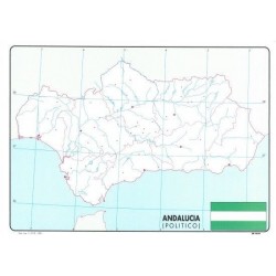 MAPA POLITICO ANDALUCIA