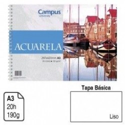 PAPEL ACUARELA A3 190GR...