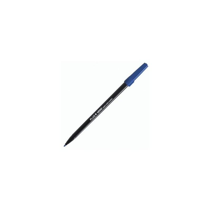 ROTULADOR PLUS 1200 AZUL MEDIO