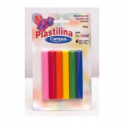 PLASTILINA BARRA SET 6 COLORES