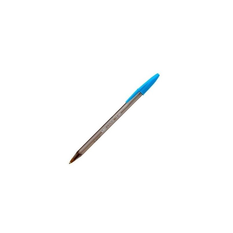 BOLIGRAFO BIC CRISTAL FUN 1.6MM PASTEL AZUL