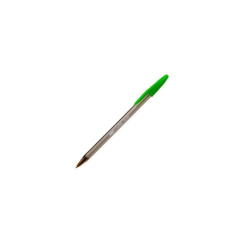 BOLIGRAFO BIC CRISTAL FUN 1.6MM PASTEL VERDE