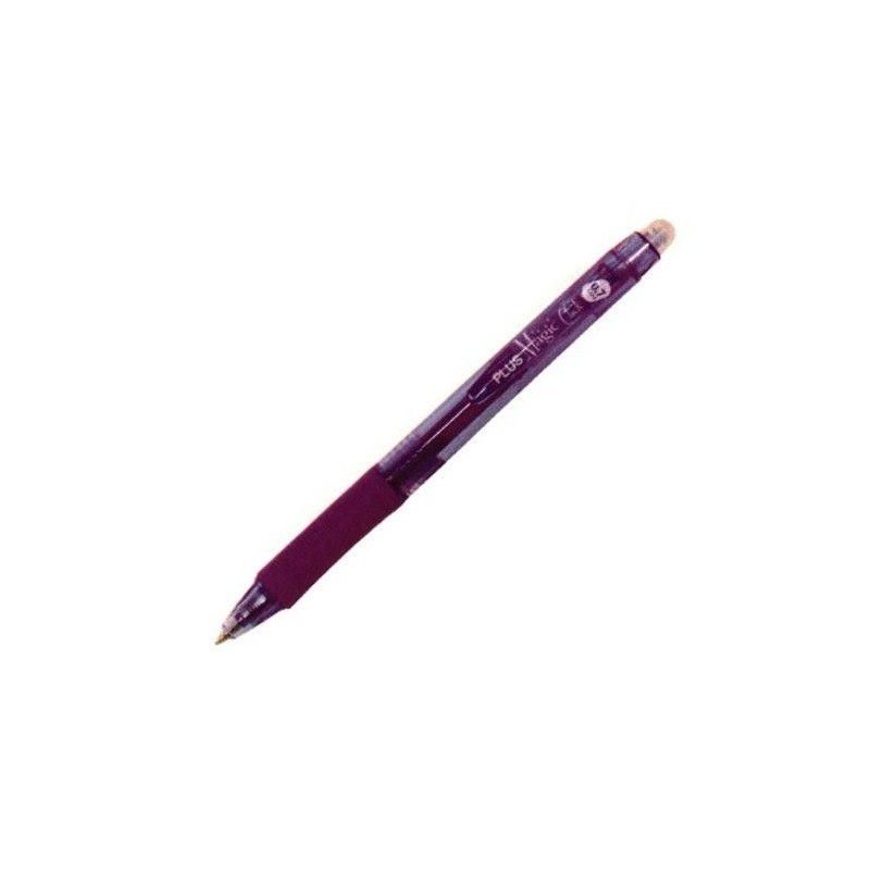 BOLIGRAFO PLUS MAGIC CLICK MORADO BORRABLE