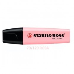 FLUORESCENTE STABILO  PASTEL ROSA