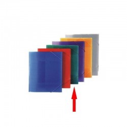 CARPETA GOMAS PLASTICO A5 B184 COLOR VERDE