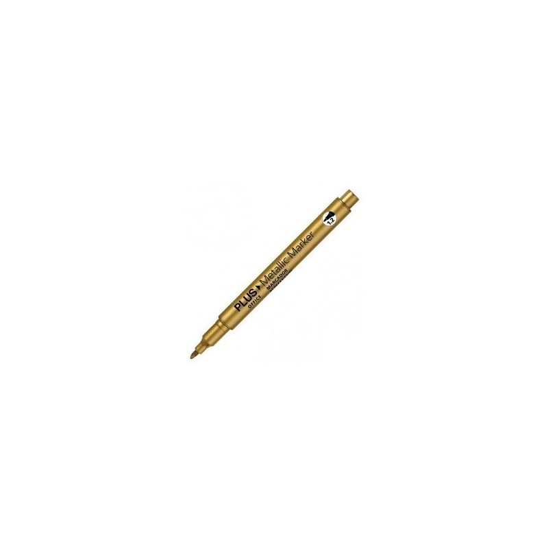 ROTULADOR PERMANENTE PLUS 1.2mm METALICO ORO