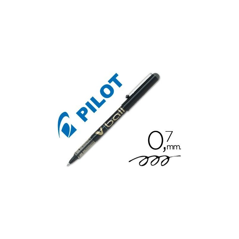 BOLIGRAFO PILOT VBALL 0.7 NEGRO