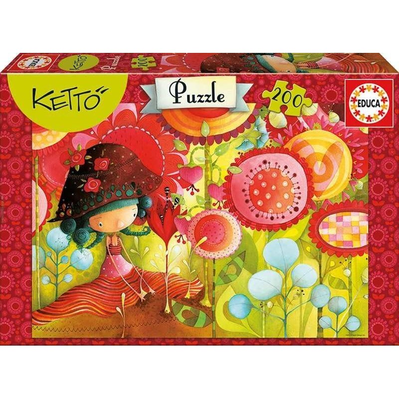 PUZZLE EDUCA 200PZ KETTO FLORES