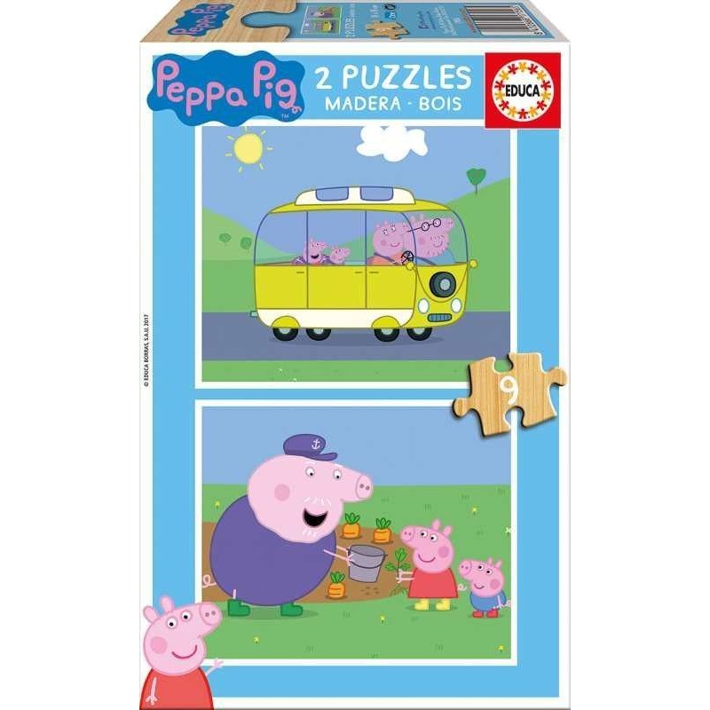 PUZZLE EDUCA PROGRESIVO PEPPA PIG 9 PZ