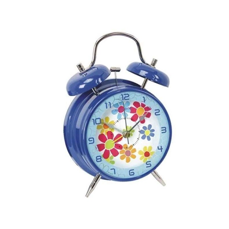 RELOJ CAMPANAS BLUE FLOWERS