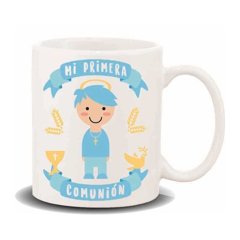 TAZA CERAMICA MI PRIMERA COMUNION NIÑO