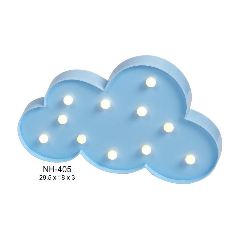 NUBE CON 11 LED 29CM 